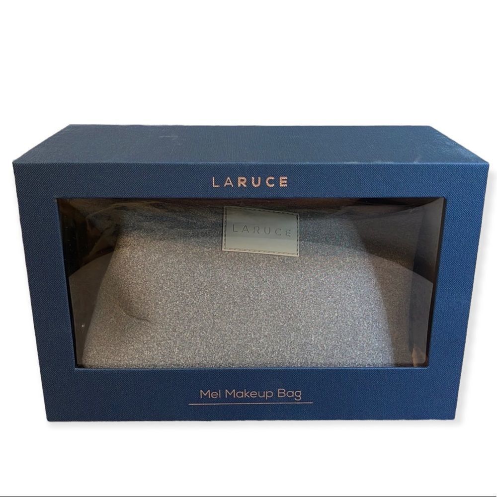 NIB LARUCE THE "MEL" MAKEUP + TOILETRY BAG